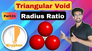 Triangular void Radius ratio |Part-1 | Solid State | NEET/JEE | VN sir