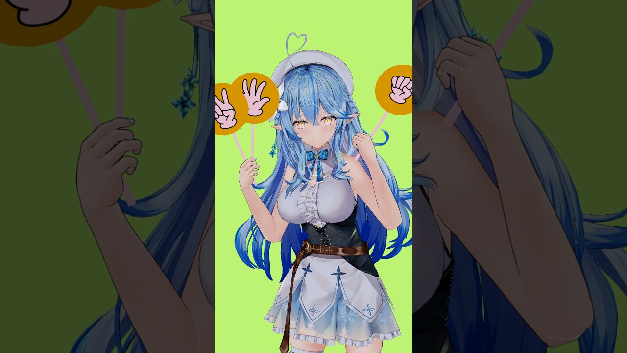 じゃんけん勝負！いくよ～？ #なんで負けたか明日までに考えといてください #雪花ラミィ #ホロライブ #hololive