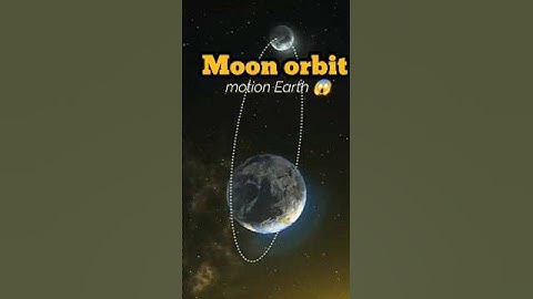 How the moon orbit motion Earth Amazing view 😱#shorts #moon #interstellar #space #animation