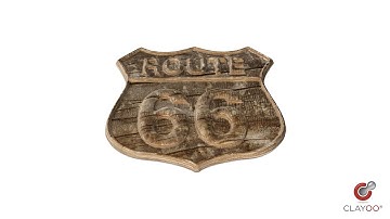 Clayoo 2.5 (Emboss) - Route 66 Sign Tutorial