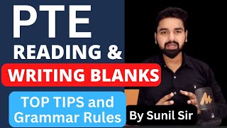 Reading and Writing Fill In the Blanks PTE | Tips And Tricks to score 90 in PTE by Sunil Sir