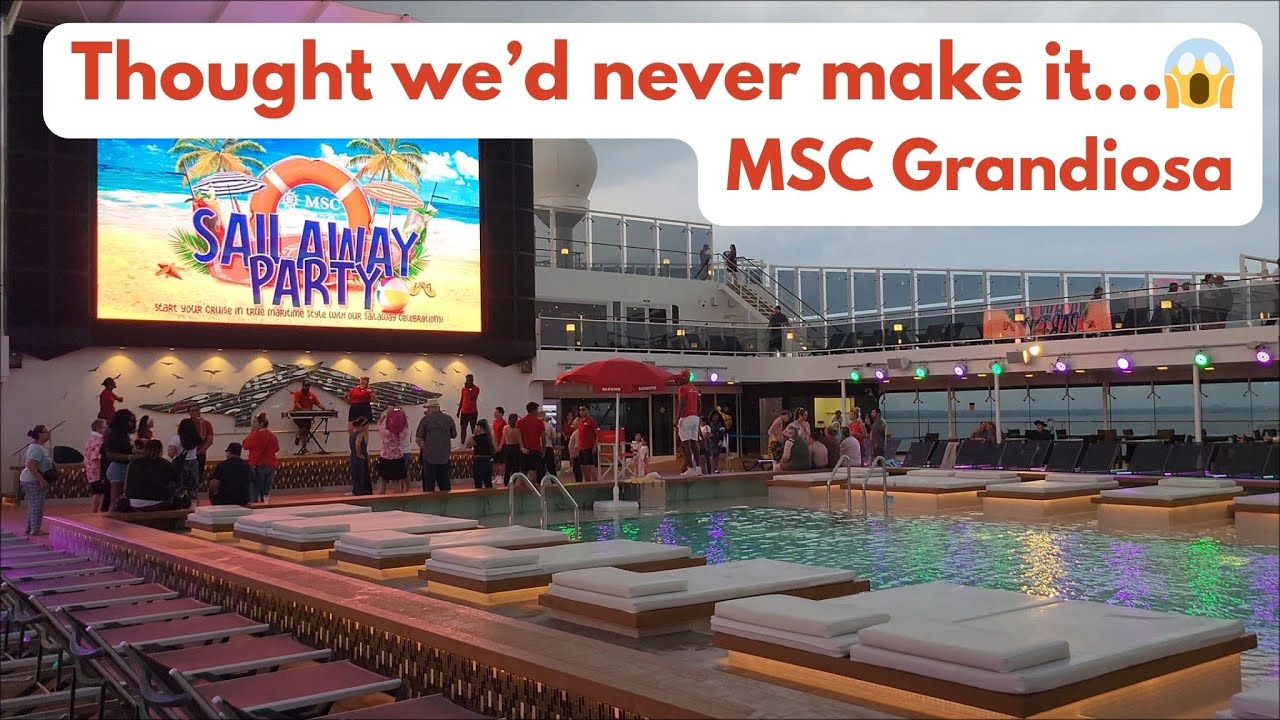 3 HOURS in Line: Boarding MSC Grandiosa After a Rough Start