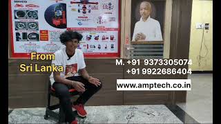 Sri Lanka Student completed 100% practical training in wheel alignment, Wheel Balancing @AMP tech ®