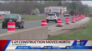 I-69 construction moves north