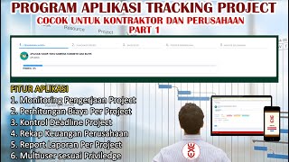 APLIKASI PROGRAM TRACKING PROJECT | PROJECT TRACKER SOFTWARE - PART 1 screenshot 1