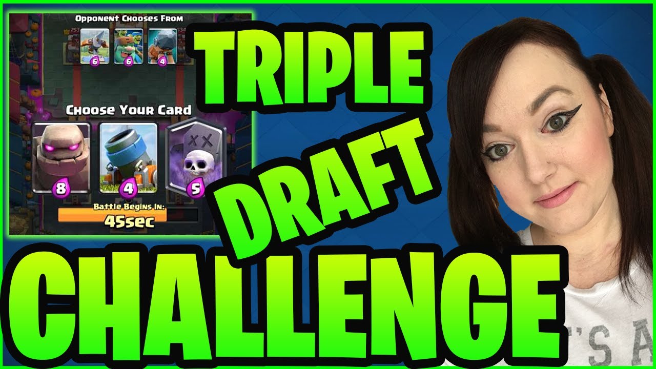 November's Triple Draft Challenge in Clash Royale: Rewards, best