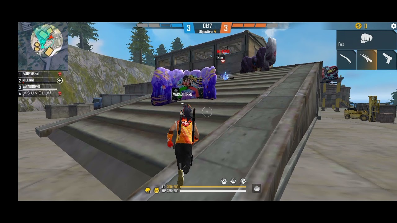 Free Fire 1 vs 4 Cs Ranked Gameplay - YouTube