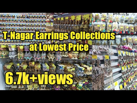 Latest Earrings Collections at lowest price in T-Nagar/ Pandian Bangles ...