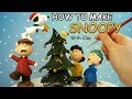 스누피의 크리스마스 클레이로 만들기_Making SNOOPY'S CHRISTMAS with clay_Clay Art_Clay Tutorial