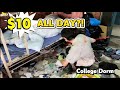 I Deep Cleaned a College Dorm for $10 (All Day)