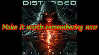 DISTURBED - TAKE BACK YOUR LIFE (Lyric Video)