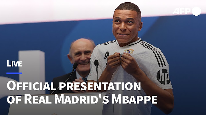 🔴 LIVE: Official presentation of Real Madrid's Kylian Mbappe