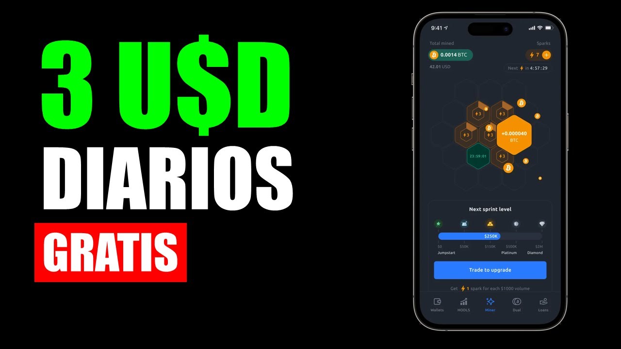 👉 Cómo GANAR BITCOIN GRATIS (App Miner YouHodler) / Emprender Simple