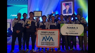 AFTERMOVIE Antawirya Universitas Diponegoro Kontes Mobil Hemat Energi 2019