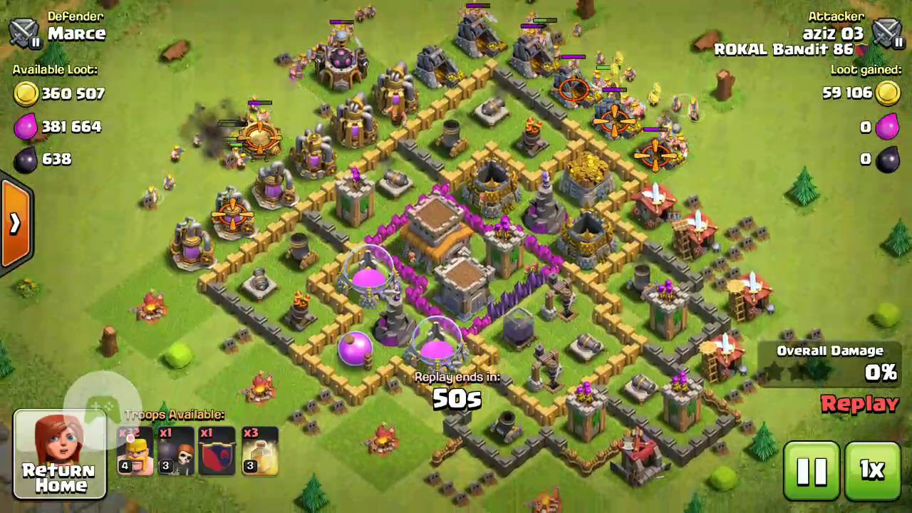 Cara cepat kaya bermain coc(3) YouTube