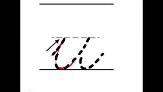 Cursive Lowercase u