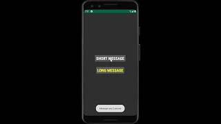 Toast message or Pop Up Notification (Two different time/duration) Android Studio Java