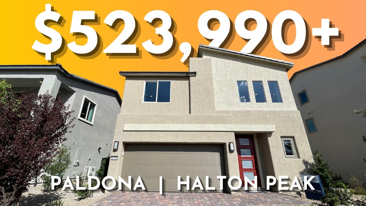 Home Tour of Brand New 3Story Home for Sale Las Vegas! Halton Peak