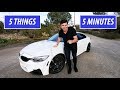 5 Things You Didnt Know About The BMW M4 In 5 Minutes