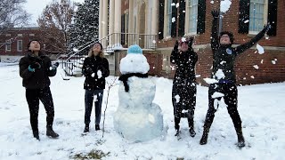 A Snow Day at Homewood Campus