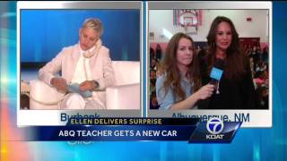 Ellen surprises Albuquerque teacher once more