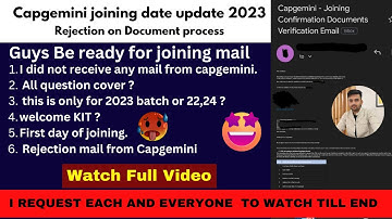 Capgemini onboarding update,capgemini 2023 onboarding, capgemini welcome kit 2023, capgemini | Part3