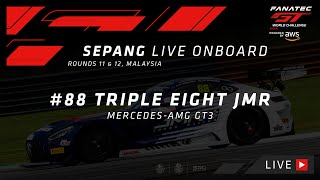 LIVE | Onboard #88 | Race 2 | Sepang | Fanatec GT World Challenge Asia 2023