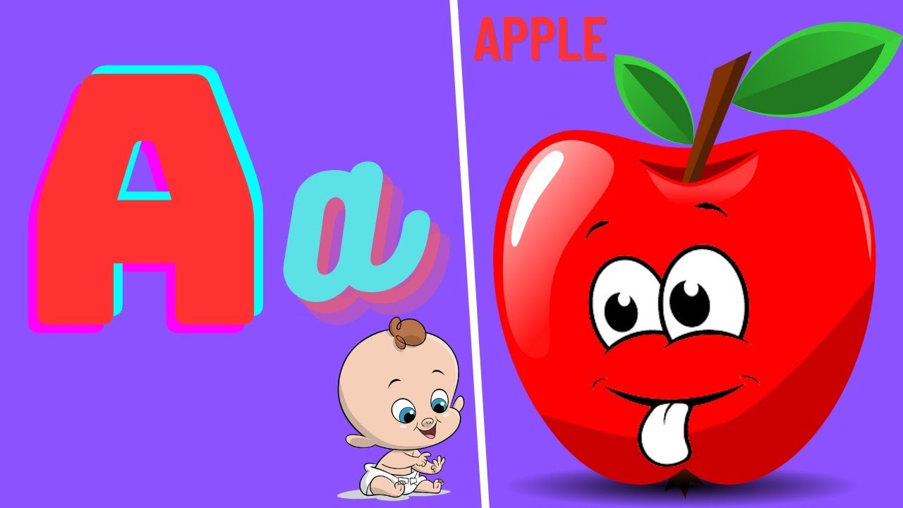 Phonics Song with TWO Words - A For Apple - ABC Alphabet Songs with ...