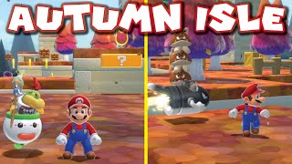 AMAZING new Bowser's Fury Island: Autumn Isle! [CUSTOM LEVEL in Bowsers Fury + new Cat Shines!]