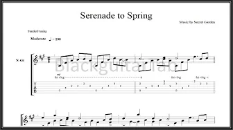 Classical Guitar Songs: Serenade to Spring (Secret Garden) Classical Guitar Songs: Serenade to Spring (Secret Garden)