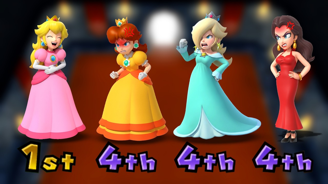 【マリオパーティ9 + Jamboree】すべての4人対戦ミニゲーム ピーチ VS デイジー VS ロゼッタ VS ポーリン | Mario Switch