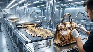 Celebrity Inside the Modern Snake Leather Tannery: How Giant Python Skins Become $50,000 Luxury Handbags Profile