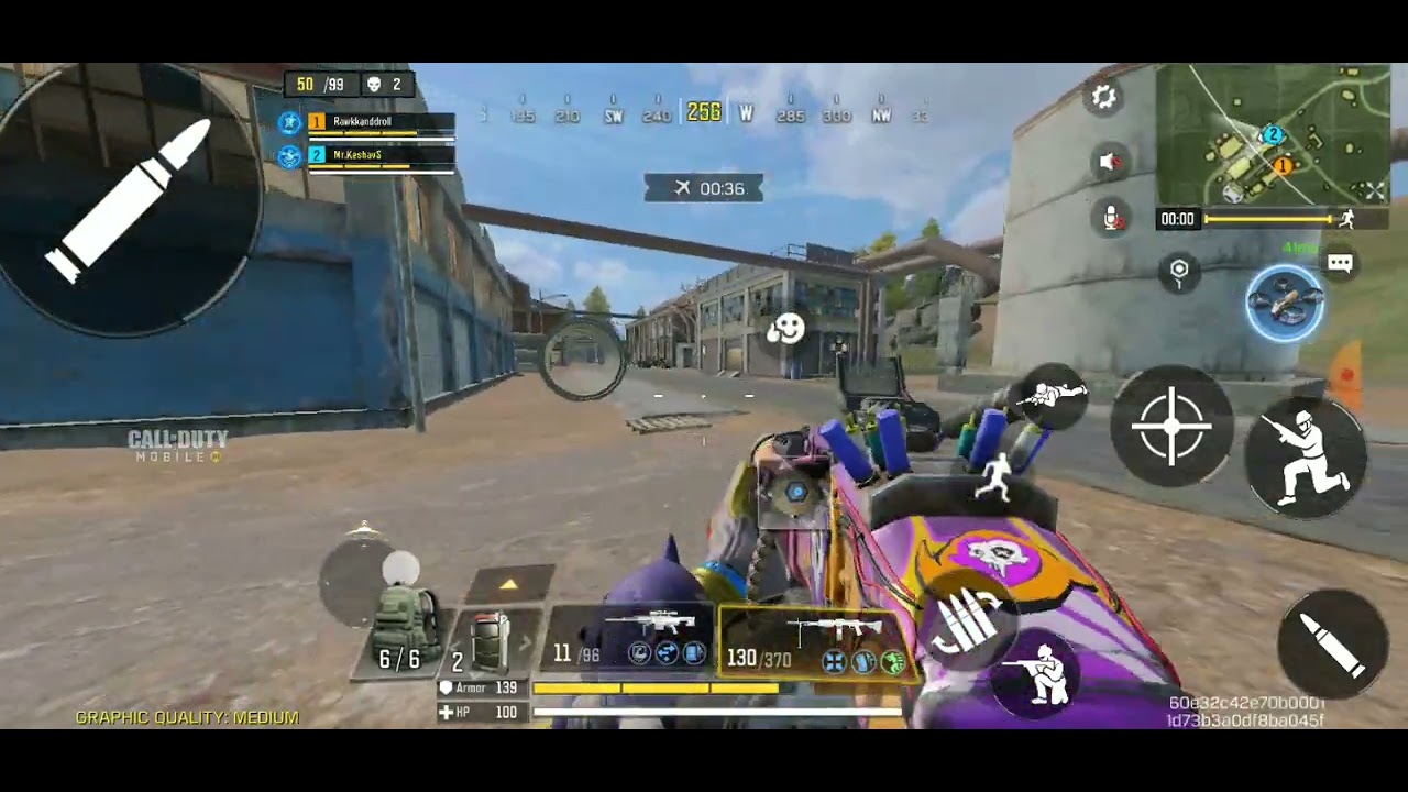 Call Of Duty Mobile BR Ranked Match 8 kill - YouTube