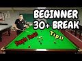 Snooker Beginner Break Building - Snooker Lesson