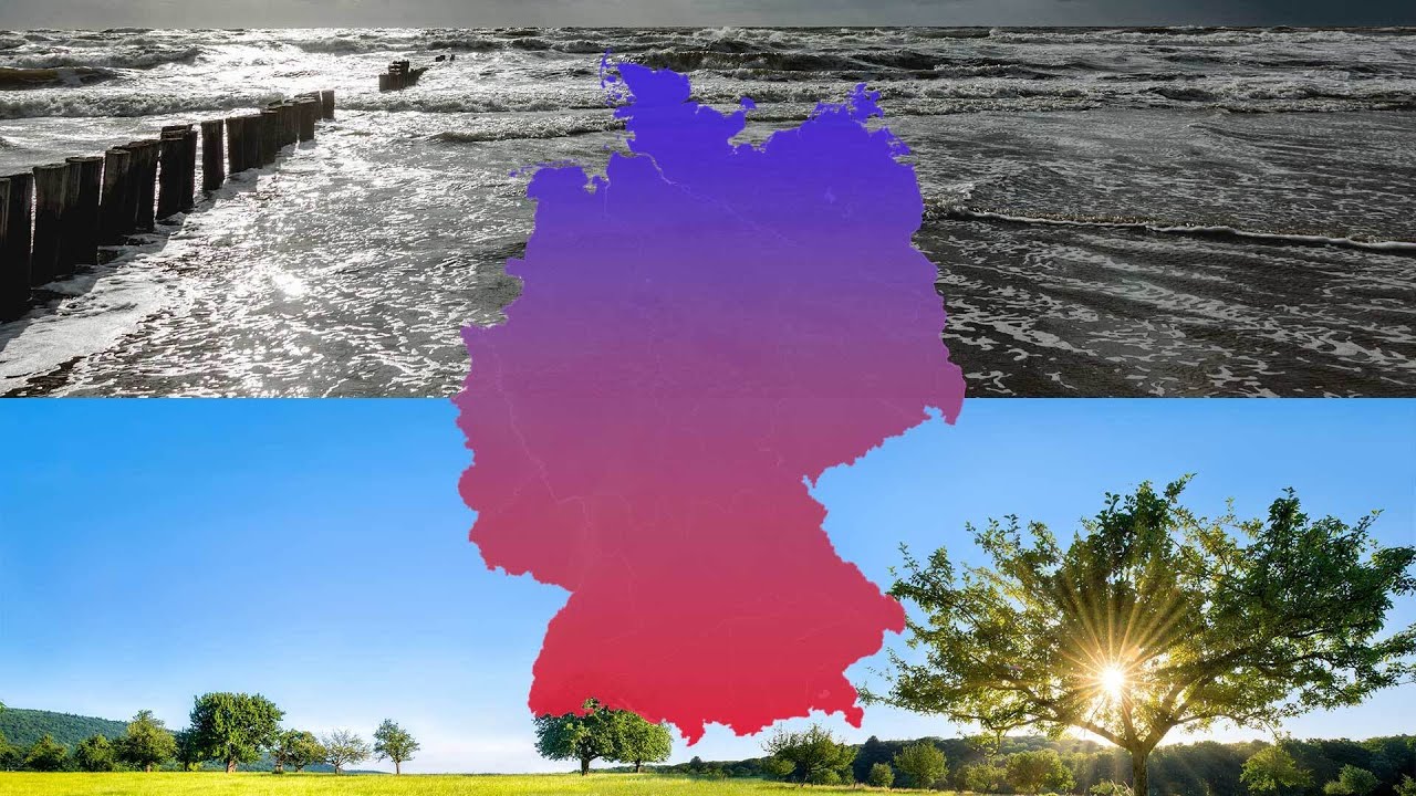 Wetter heute: Von kühl bis schwül - 14 Grad Temperaturunterschied - YouTube