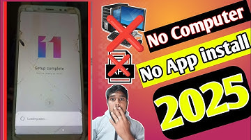 Redmi Y2/S2 BYPASS GOOGLE ACCOUNT/FRP LOCK |MIUI 11/MIUI 12 Without PC 2025