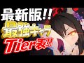 【ブルアカ】自分的最強キャラTier表作ってみた(2023/1/9現在)【ブルーアーカイブ】