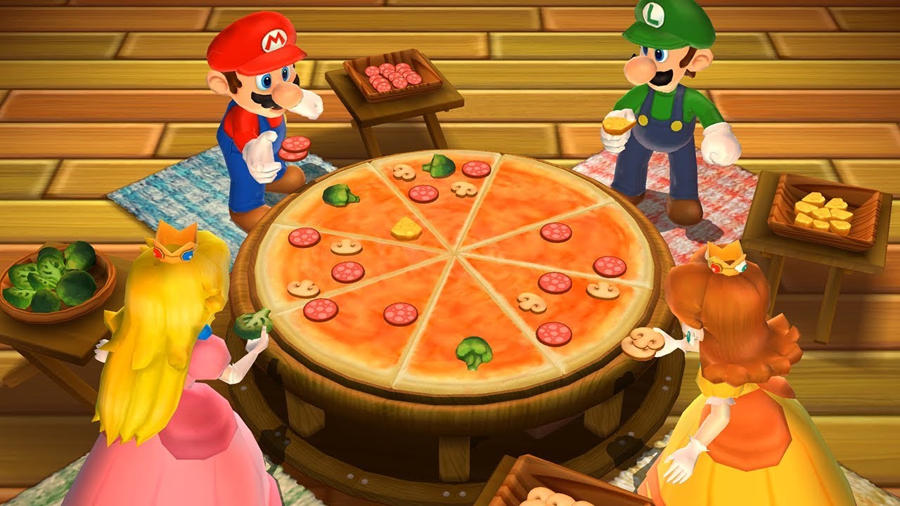 Super Mario Party 9 Step It Up Making Pizza Peach vs Daisy vs Mario