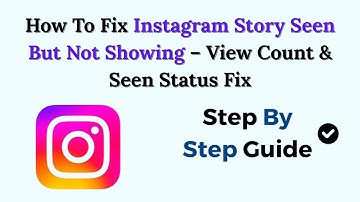 How To Fix Instagram Story Seen But Not Showing (2025) – View Count & Seen Status Fix