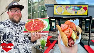 Visiting Chicago In 2024 | The BEST Chicago Pizza &amp; The Wiener&#39;s Circle | Chicago Food Tour | C2E2