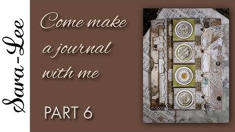 Come make a junk journal with me- Ringbound PART 6- Page 3: A bellyband page with a difference 
