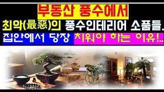 부동산 풍수에서 최악(?)의 풍수 인테리어 소품들을 집 안에서 당장 버려야 하는 이유!