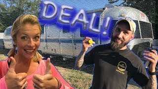 We bought a 1992 34-ft Airstream Excella to renovate and live in!