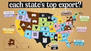 What Is The TOP EXPORT Of Each US State?