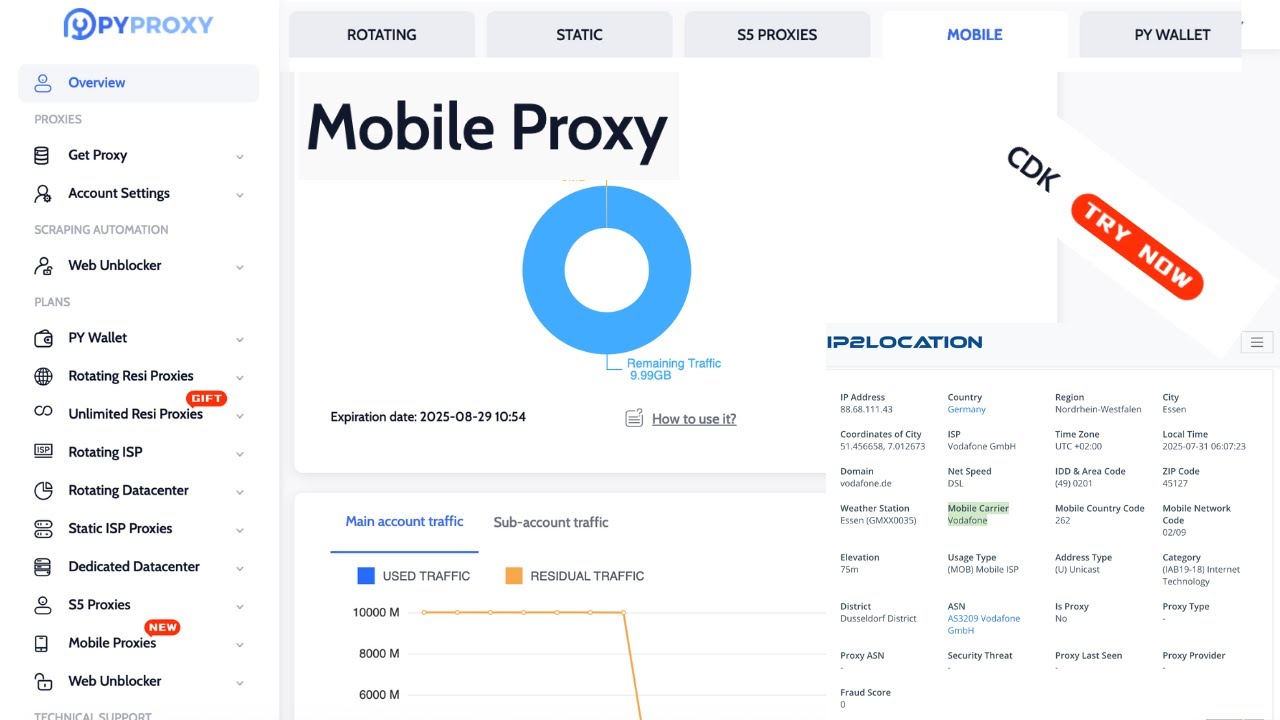 Pyproxy Login PyProxy Review: Mobile Proxies & CDK Feature – How to Generate & Test ...