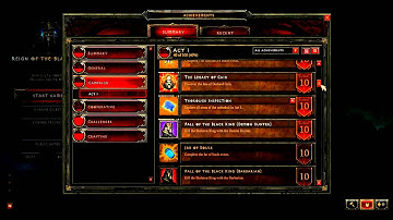 Diablo 3 BETA Achievements and Statistics (Patch 6) (1080p)
