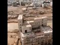 طائرة صغيرة ت ظهر حجم الدم ار في ليبيا جر اء انهيار الس دود بعد إعصار دانيال اعصار دانيال ليبيا