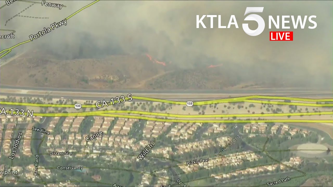 Crews fight wind-driven Silverado Fire in Orange County; evacuations ...