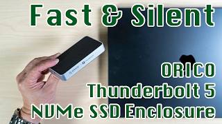 Orico X50 Thunderbolt 5 80Gbps Nvme Enclosure Silent By Design