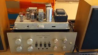 Rogers LS3/5A Speakers, Marantz 7t Preamp, Magnavox Single-Ended Tube Amp